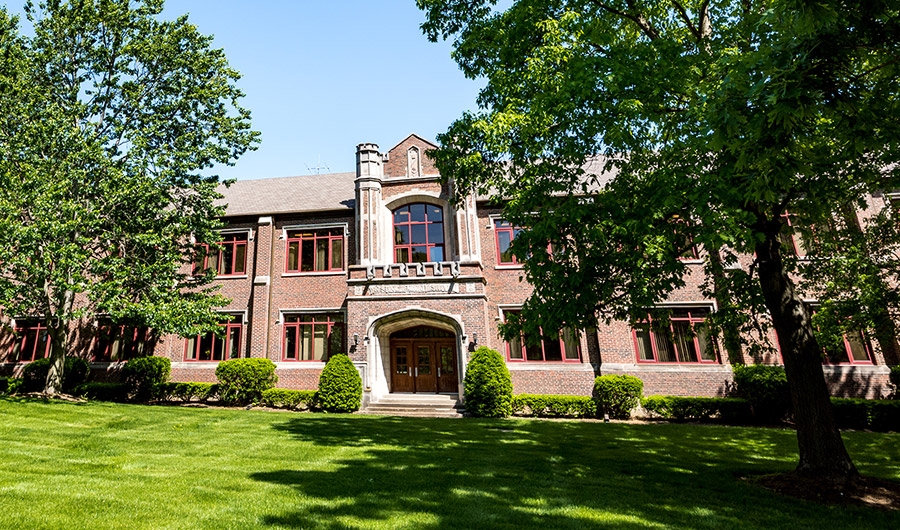 Exterior of Moench hall